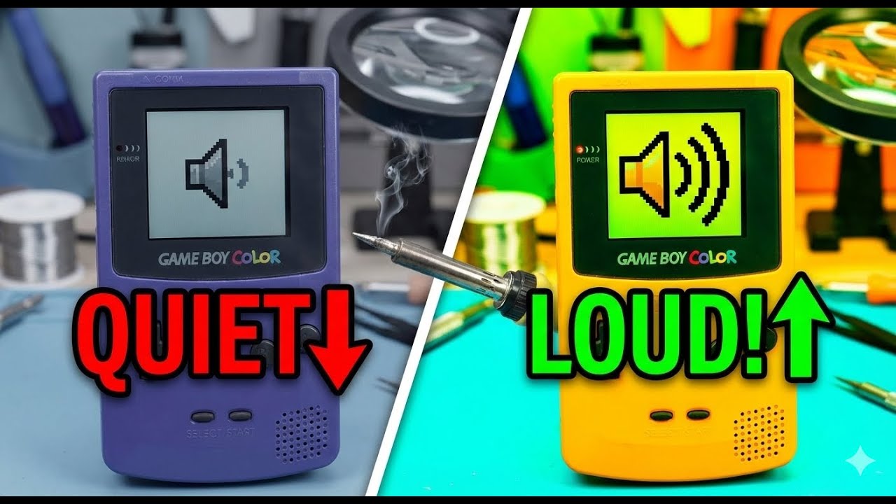 Low Volume on your Old Game Boy Color? THE IN-DEPTH FIX! (Full Low-Sound Repair Guide)