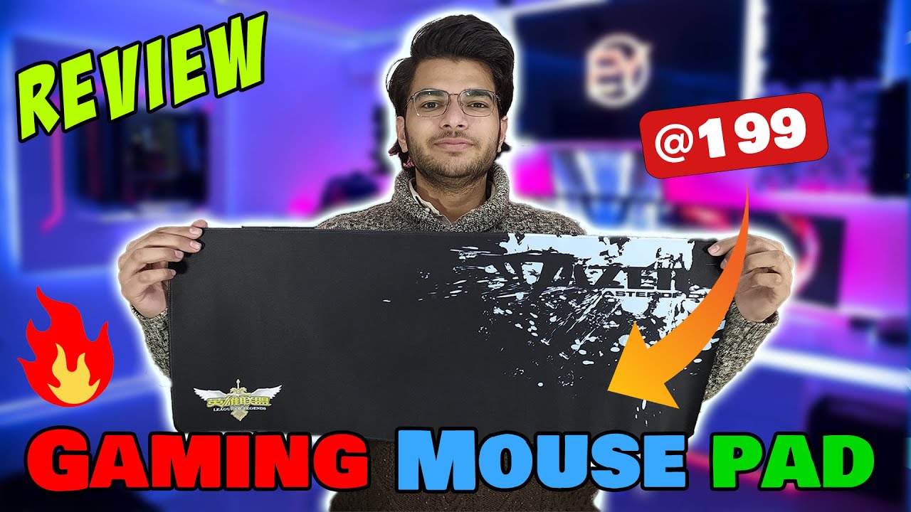 Best Budget Mouse Pad Review | Gaming Mouse Pad Under 200 | Cable World Mouse Pad [HINDI] NDR Tech