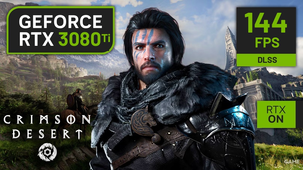 RTX 3080 Ti в режиме Crimson Desert | 1080p, 1440p, 4K, DLSS, FG, трассировка лучей