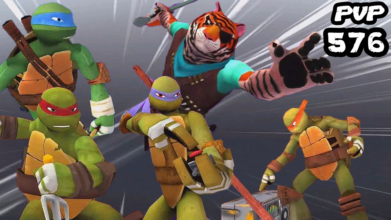 TMNT Legends PVP 576 (Tiger Claw & TMNT Nick)