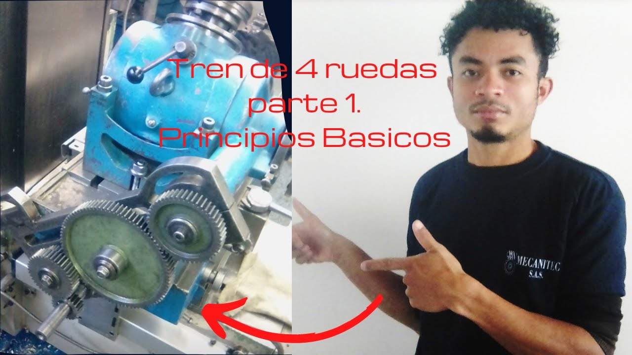 Como calcular tren de engranajes de cuatro ruedas para fresado helicoidal 