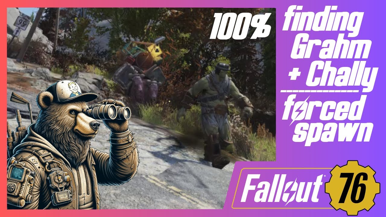 100% Spawn location for Grahm and Chally in Fallout 76
