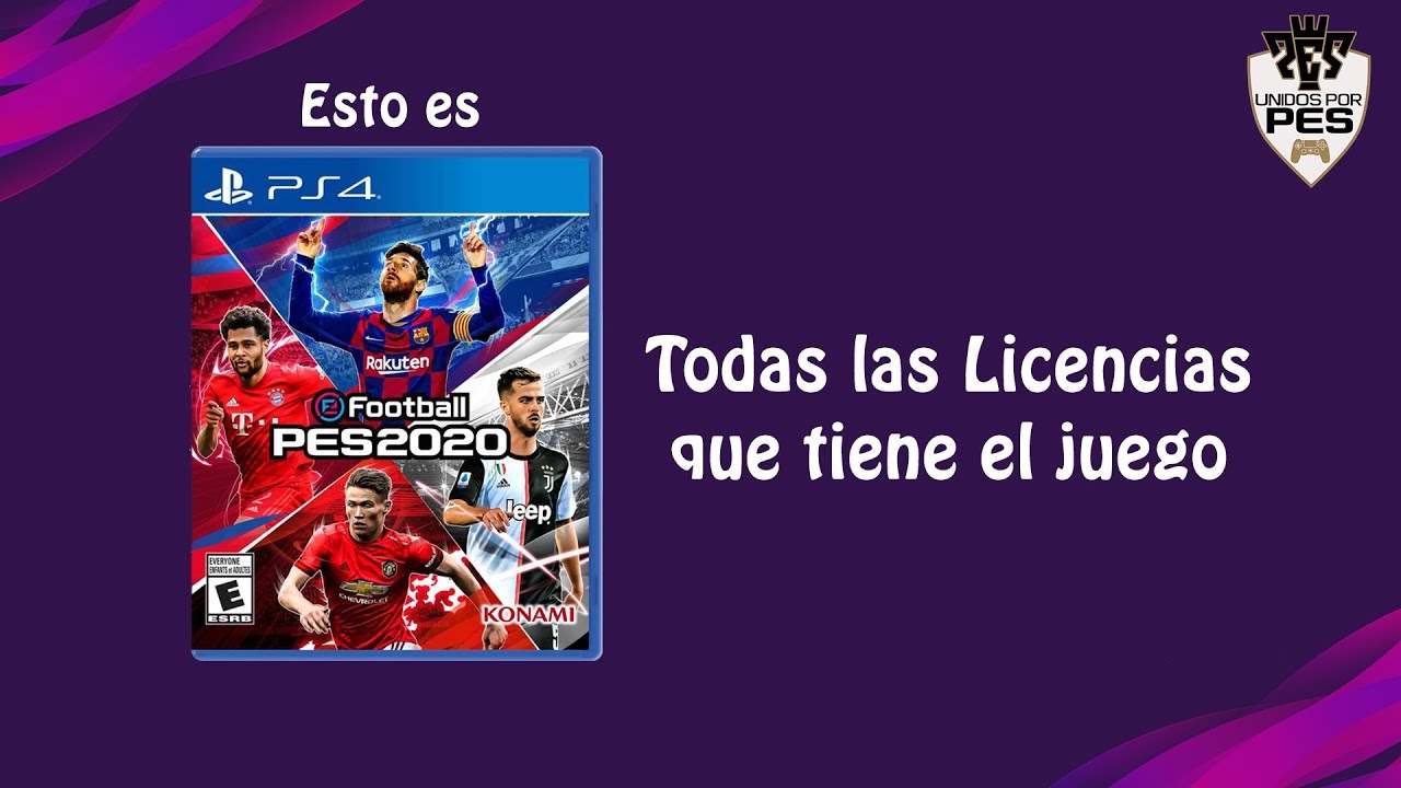 eFootball PES 2020 TODAS LAS LICENCIAS