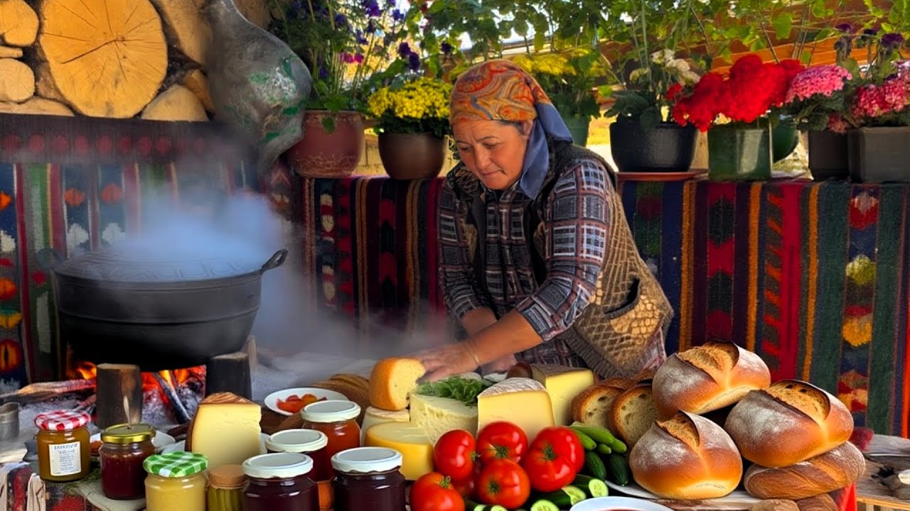 Countryside Food! the daily life of a grandmother in a remote village