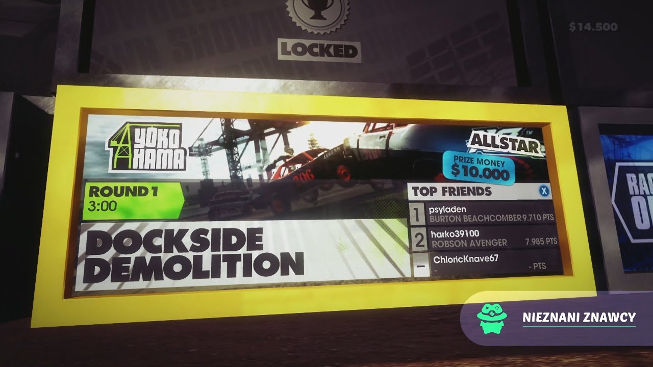 DIRT SHOWDOWN - DOCKSIDE DEMOLITION (Xbox360) Walkthrough / Gameplay