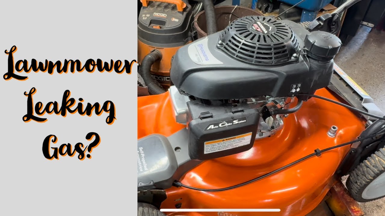 Honda GCV160 Leaks Gas, Husqvarna Mower
