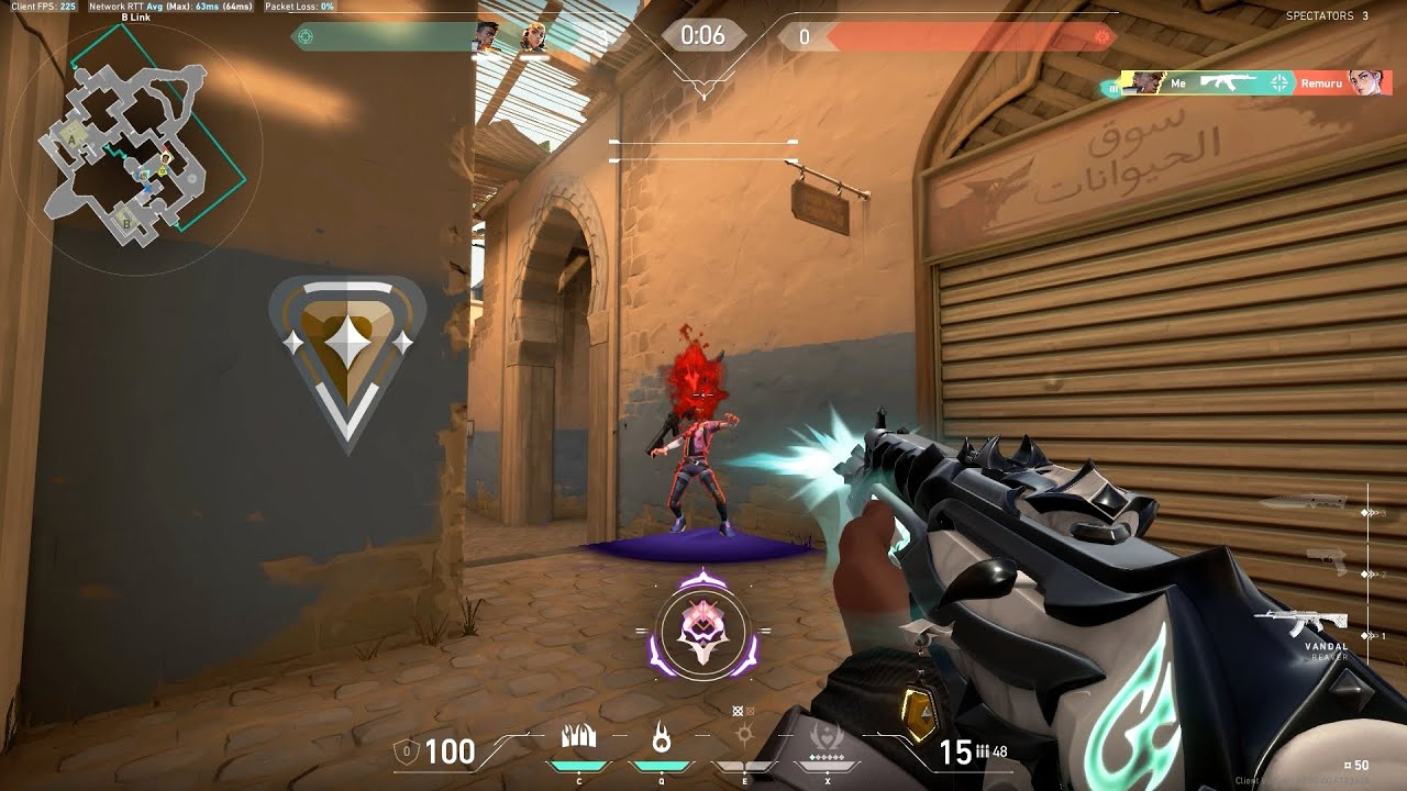 Competitive Match Rank-Push Gameplay in Valorant