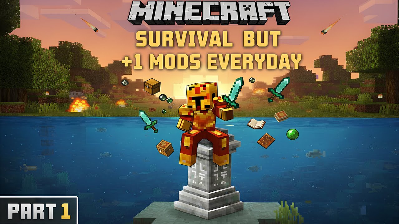 3 BAAR MAUT KO CHU KAR TAK SE VAPAS AA GAYA PEHLE HI DIN PAR | MINECRAFT SURVIVAL +1 Mod EVERYDAY #1