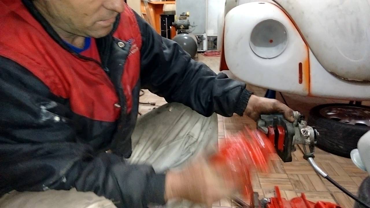 Fusca com freio a disco na traseira