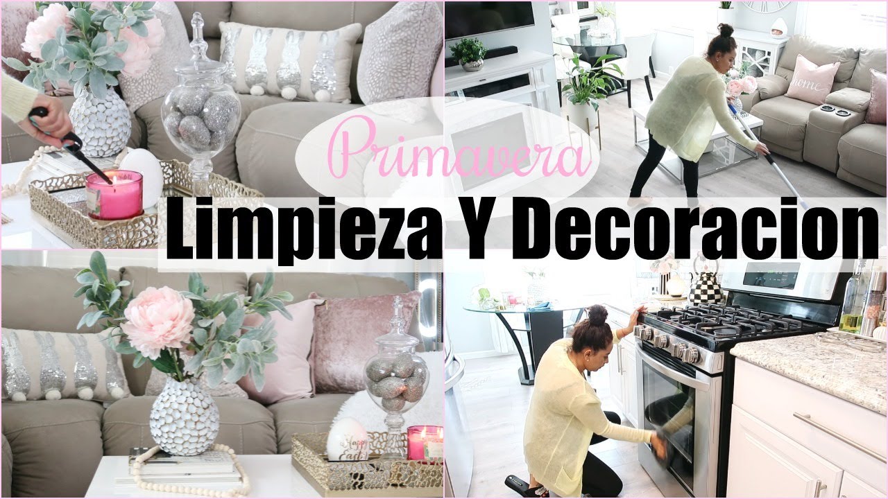 LIMPIEZA Y DECORACION DE PRIMAVERA 2020 | Clean & Decorate With Me | Spring Living room  Decor
