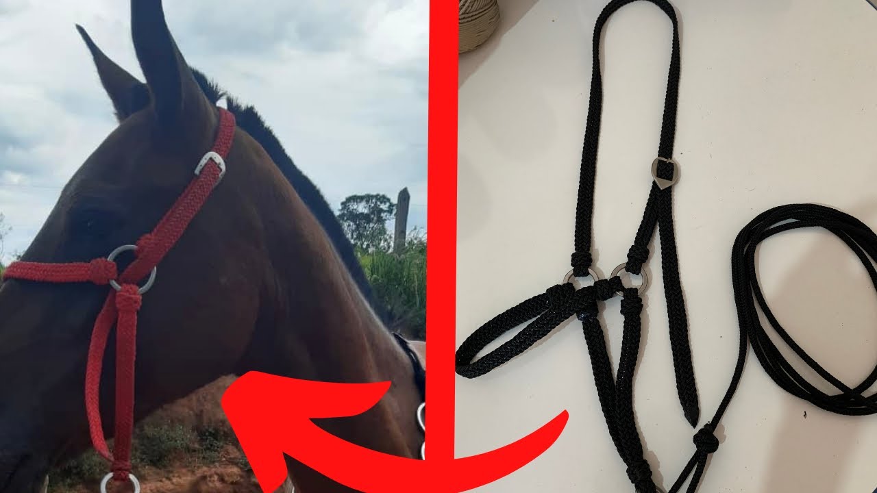 COMO FAZER UM CABRESTO TRANÇADO COM REGULAGEM[cavalo e boi]