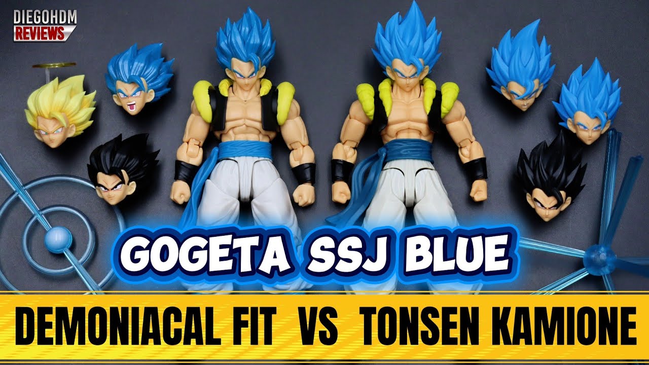 GOGETA SSJ BLUE Demoniacal Fit VS Tonsen Kamione Unboxing e Review