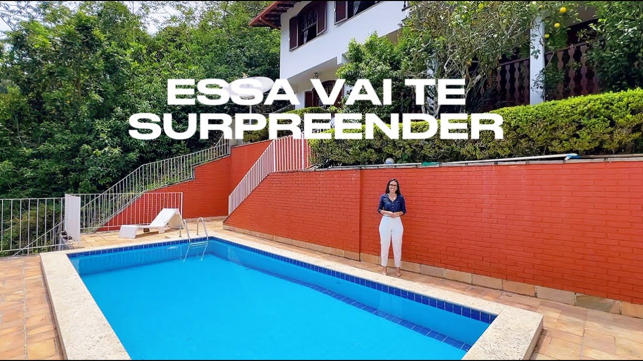 MUITO ACONCHEGANTE | Casa à venda, 6 quartos, 4 suítes, 3 vagas, Posse - Teresópolis/RJ