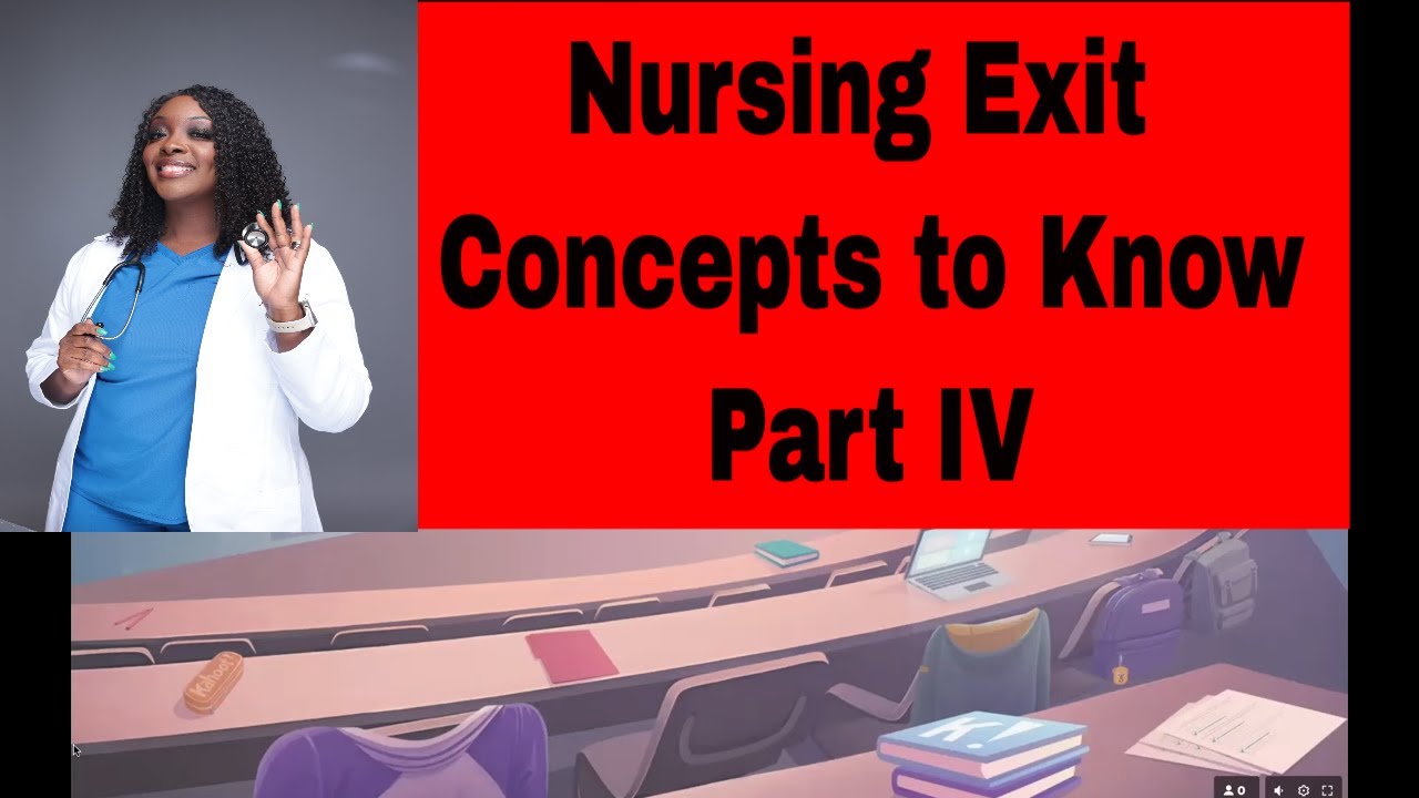 Nursing Exit Concepts To Know (Part IV)- Kahoot!
