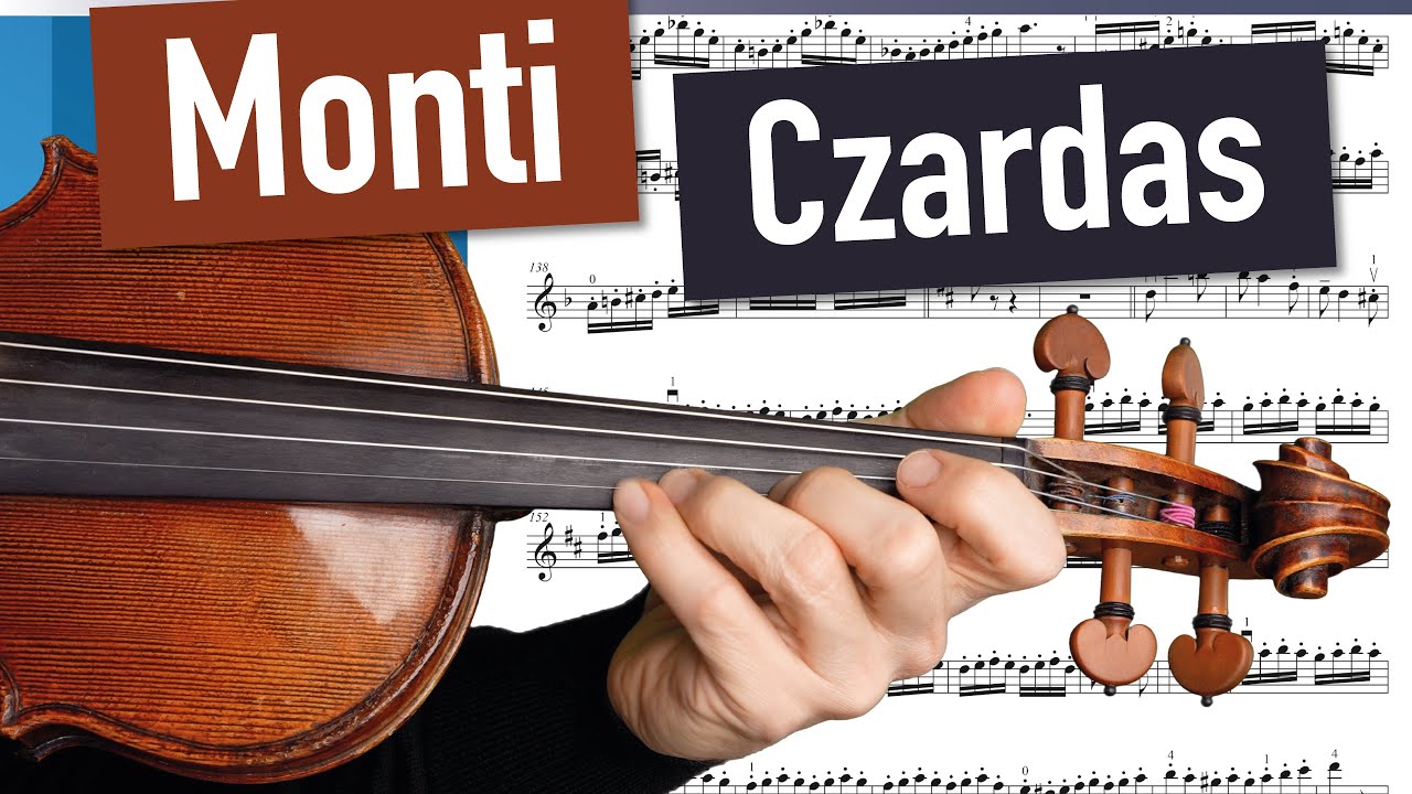 Monti Czardas | CLOSE UP | Violin Sheet Music | Piano Accompaniment