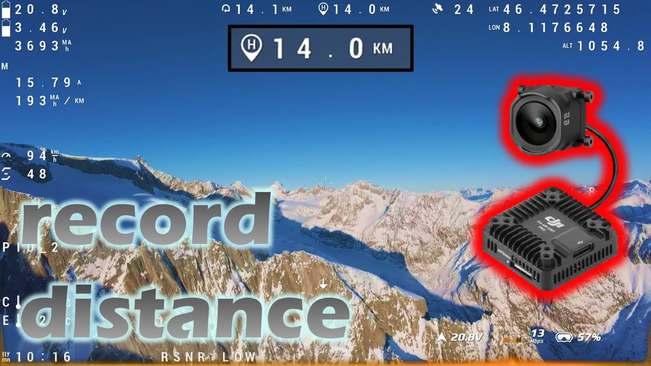 INCREDIBLE distance with the NEW DJI O4!