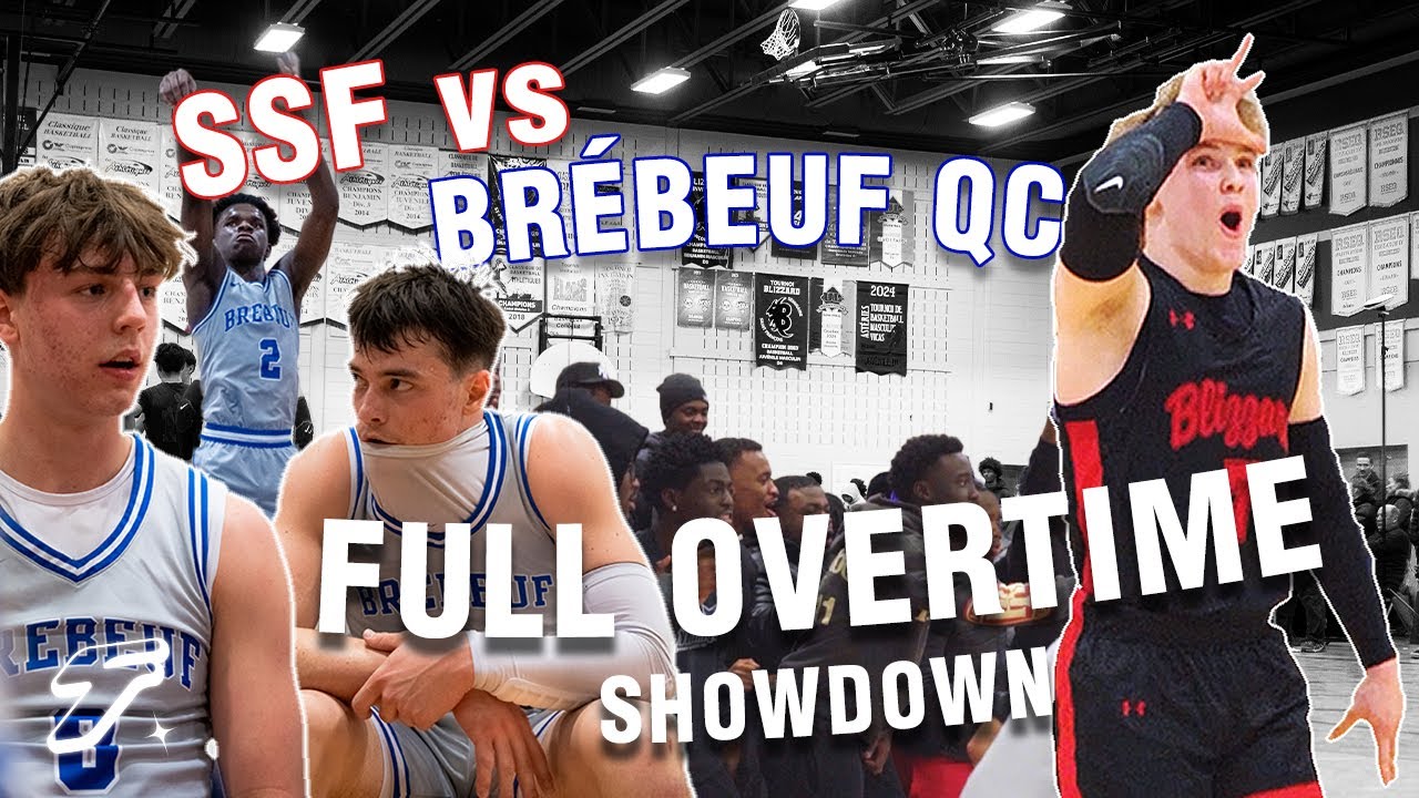 HE CAUGHT FIRE IN THE CLUTCH TO PUT IT AWAY! | SSF VS BRÉBEUF QC FULL OVERTIME