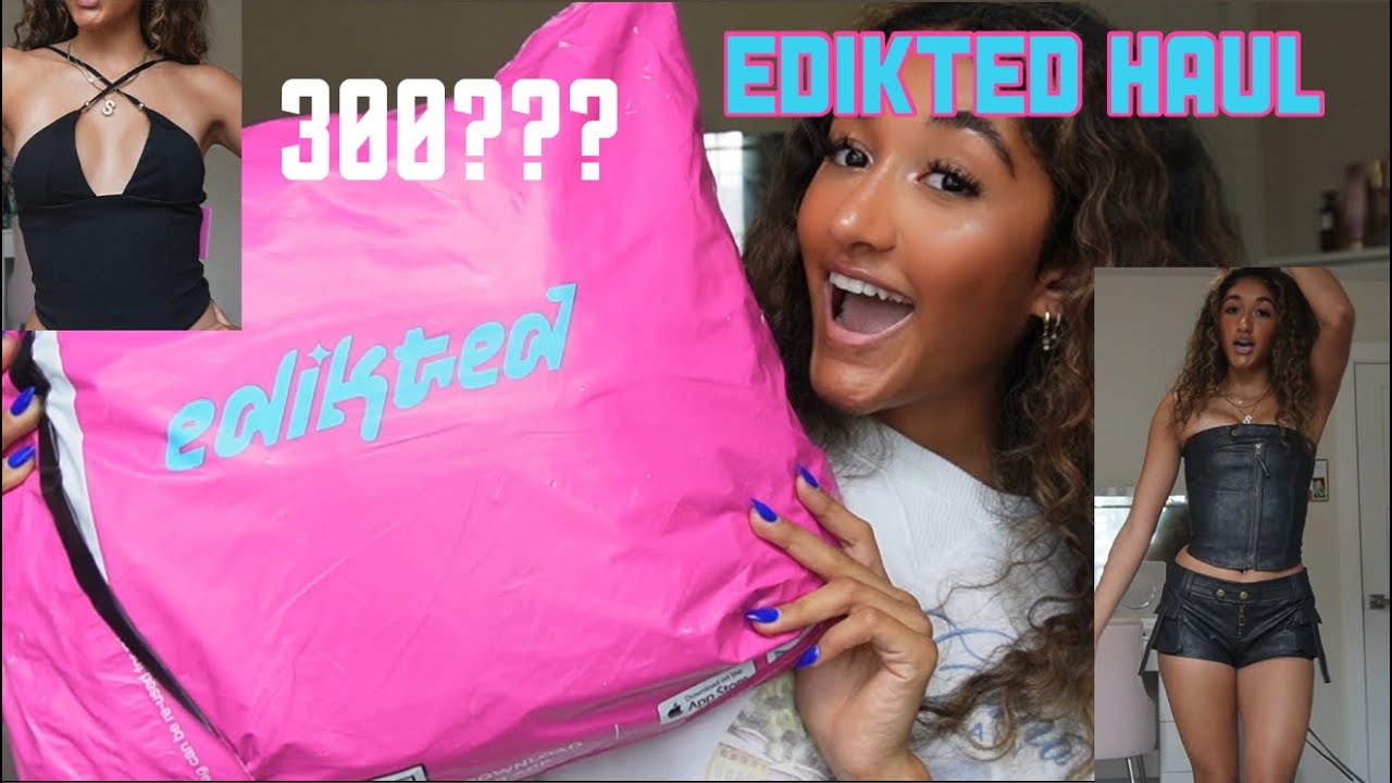 edikted haul 🩷🩵 #haul #clothes #edikted 