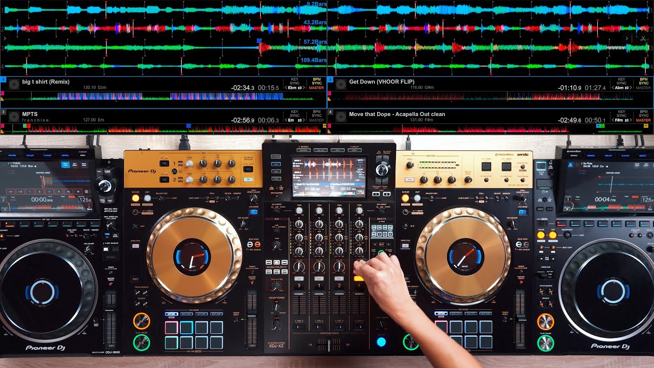 PRO DJ DOES INSANE MIX ON GOLD XDJ-XZ & CDJ-3000 - Creative DJ Mixing Ideas for Beginner DJs