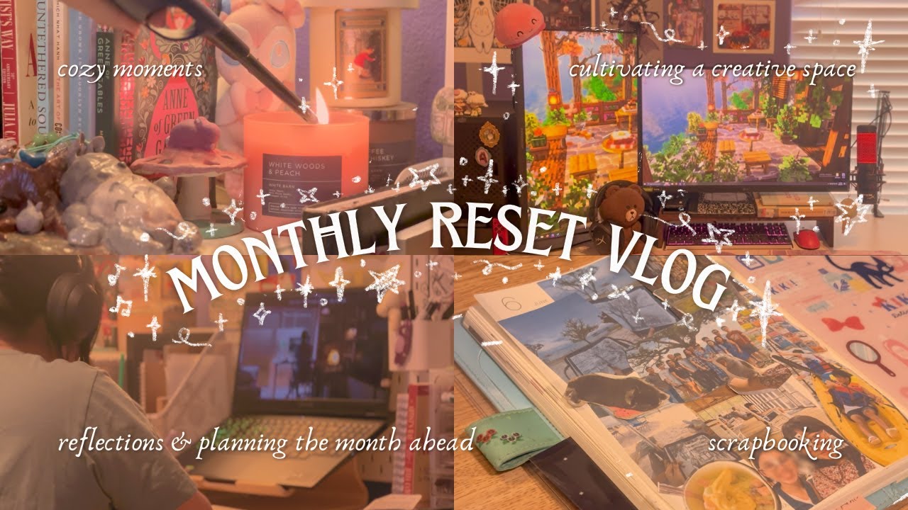 how i reset 🌱 cultivating a creative space | chores, journalling, planning, scrapbooking 𓂃🖊౨ৎ˚⟡˖ ࣪