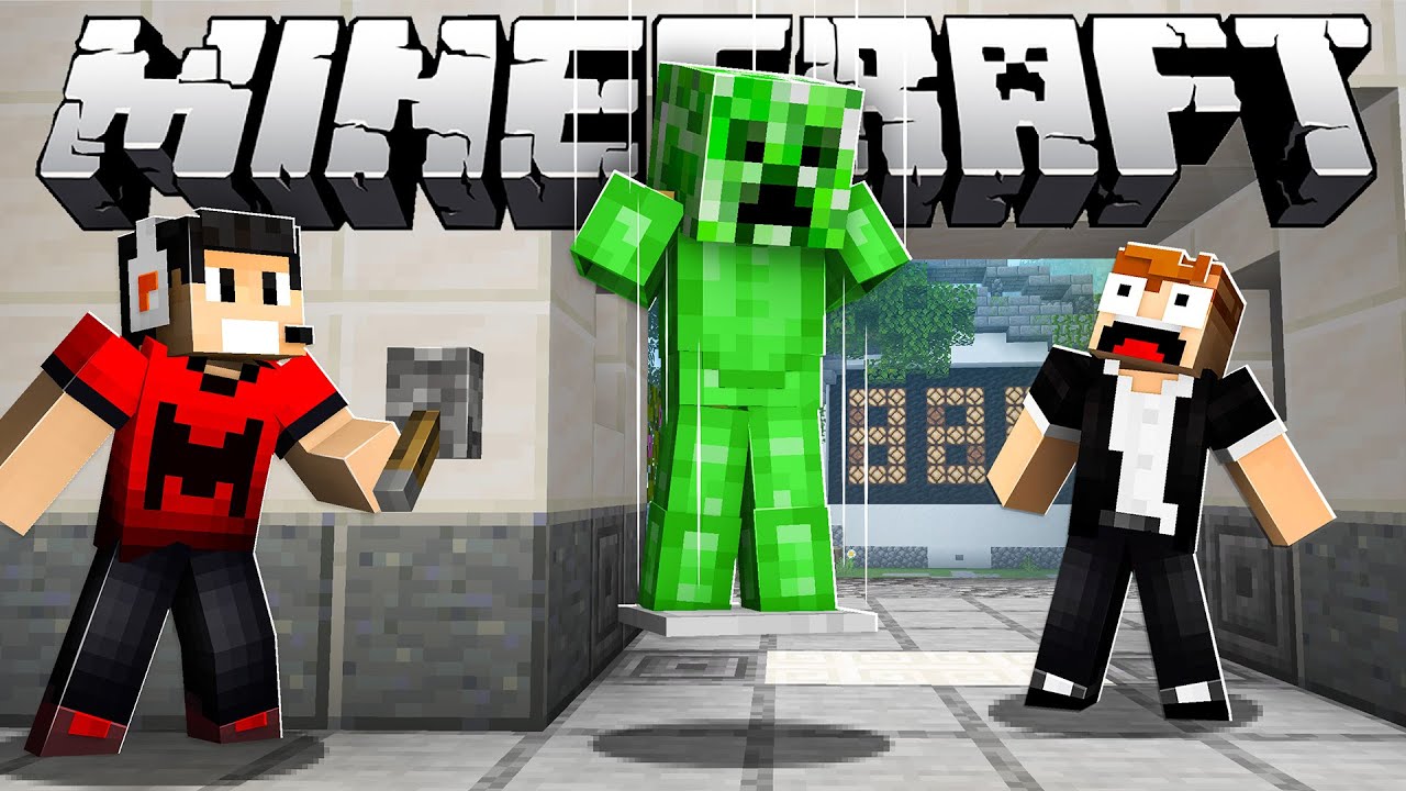 O Creeper FAKE! Trollando o Davi - Minecraft Em busca da casa automática #Extra