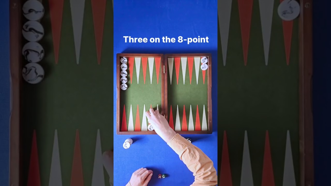 How to Set Up a Backgammon Board in 30 Seconds #shorts