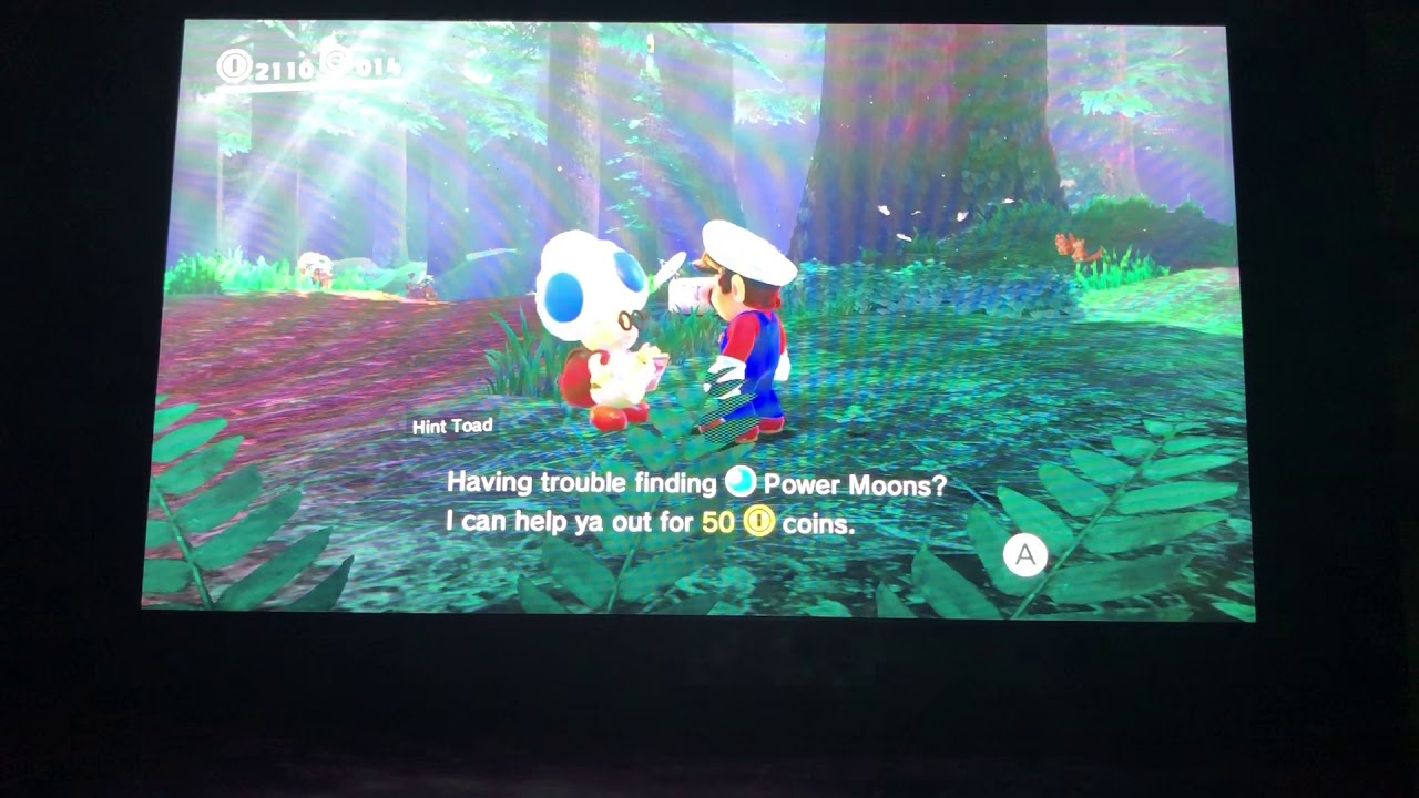 Super Mario Odyssey - Hint Toad (Blue Toad)
