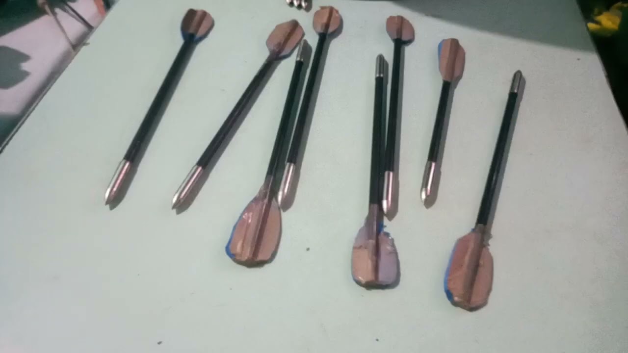 Setas caseira pra balestra de 80 libras  . Apresentação.