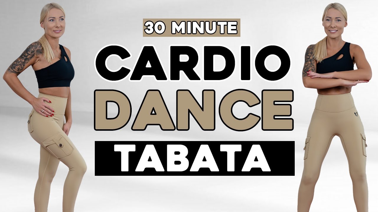 30 Min DANCE TABATA CARDIO WORKOUT 🔥 Low Impact Aerobics for WEIGHT LOSS  KNEE FRIENDLY & NO JUMPING