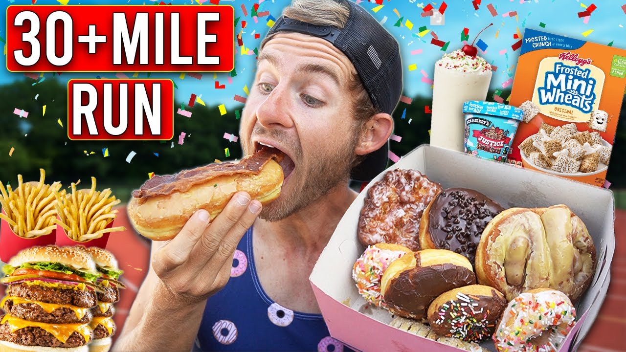 Erik Ate WHATEVER He Wanted After RUNNING 30+ MILES!