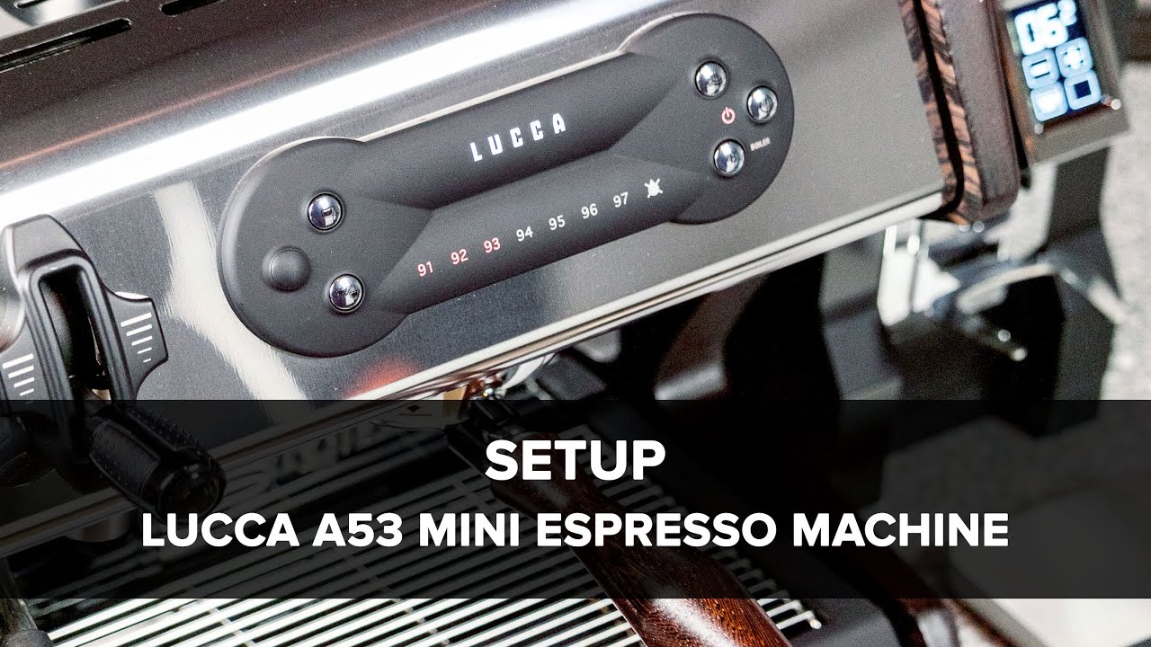 LUCCA A53 Mini Espresso Machine Setup Guide