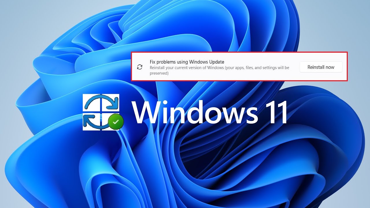 How to Recover Windows 11 Without Losing Your Data Using Windows Update