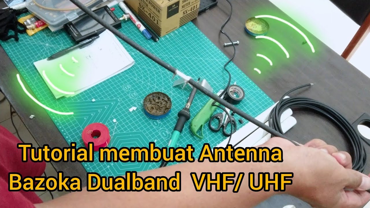 Двухдиапазонная УКВ/УВЧ-антенна Базока