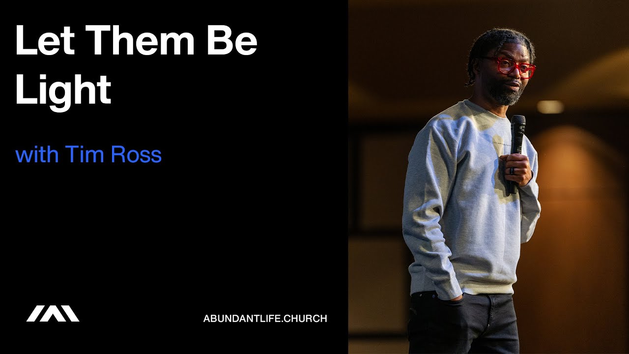 Dwell Conference: Day 3 Evening Session | Let Them Be Light | Tim Ross