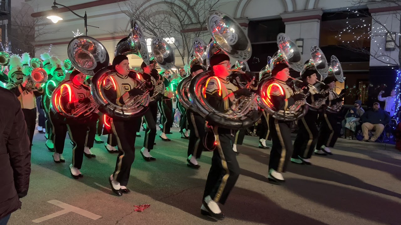 Purdue All American Marching Band AAMB 2021 Christmas Parade
