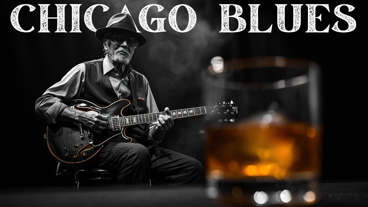 [NO ADS] Relaxing Chicago Blues    Midnight Soulful Guitar Sessions ?? Collection