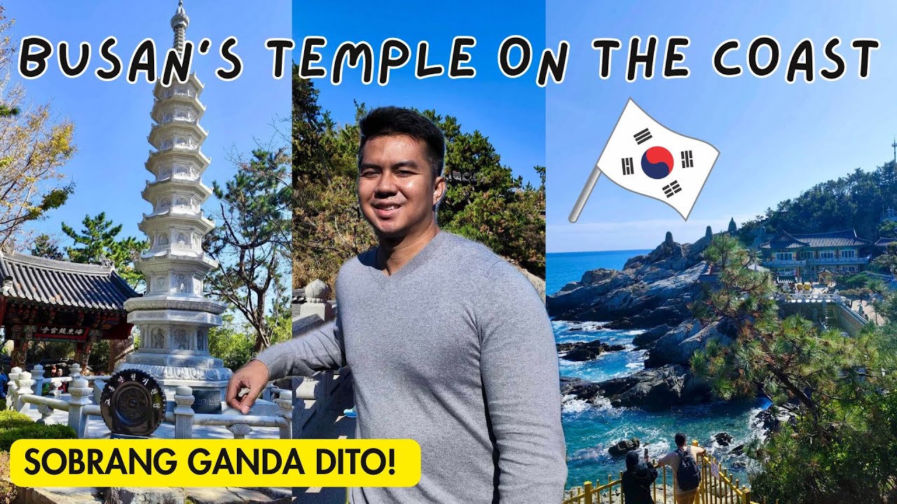 SOUTH KOREA 🇰🇷 BUSAN’S TEMPLE ON THE COAST: HAEDONG YONGGUNGSA TEMPLE  | Justin Maulion