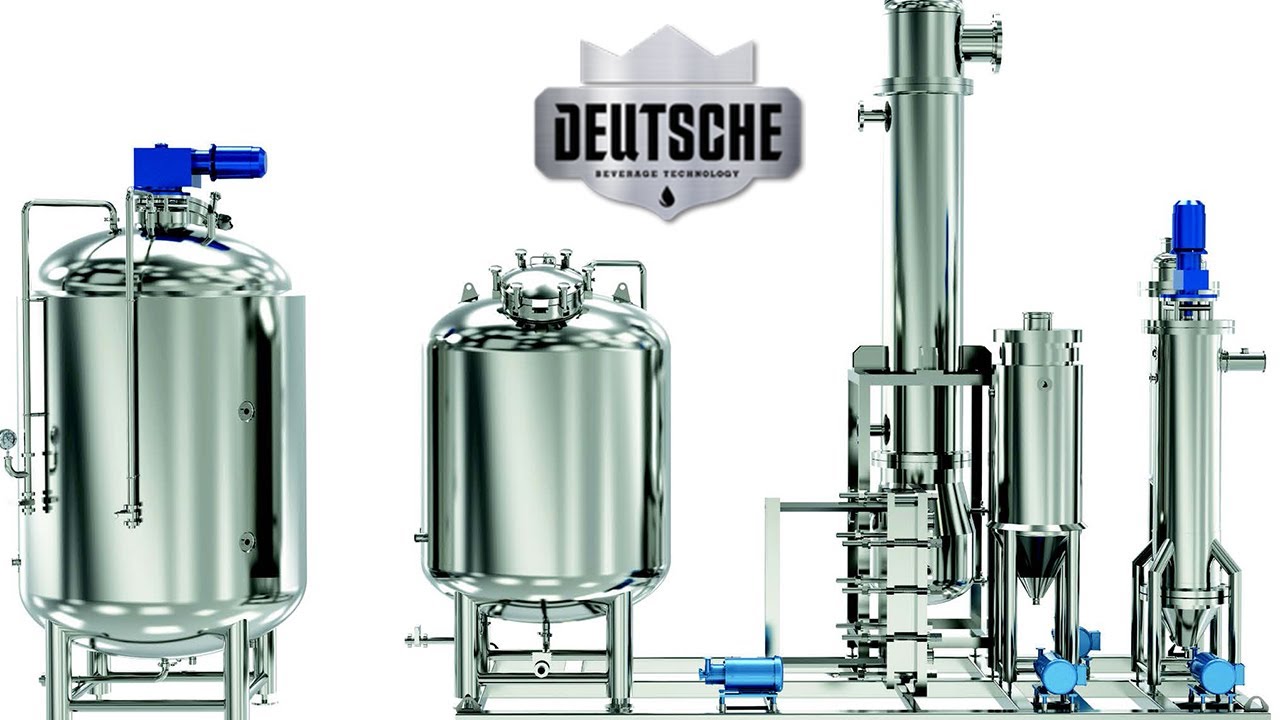 Rising Film Evaporator and Wiped Film Evaporator systems | Deutsche Process