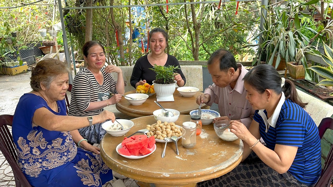 Bánh Canh Tôm, Thịt Bằm Nước Cốt Dừa, Chợ Hoa Xuân Vĩnh Long Nhộn Nhịp #1256 - Hai Sướng 