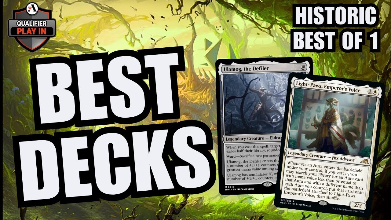 BEST MTG Historic Best of One Decks to WIN the Qualifier Play In