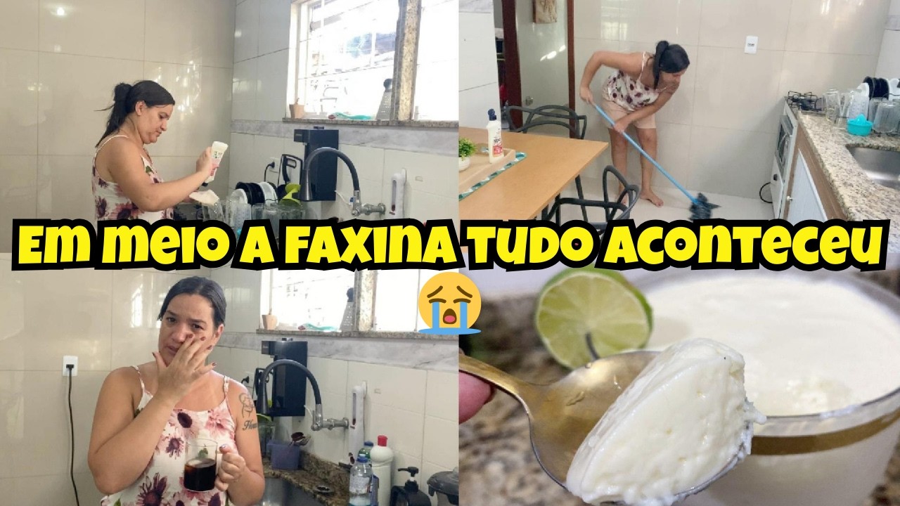 ESSA FAXINA ME DEIXOU ASSIM NO FINAL / RECEITA COM UMA FRUTA DELICIOSA / LAVEI MUITA ROUPA