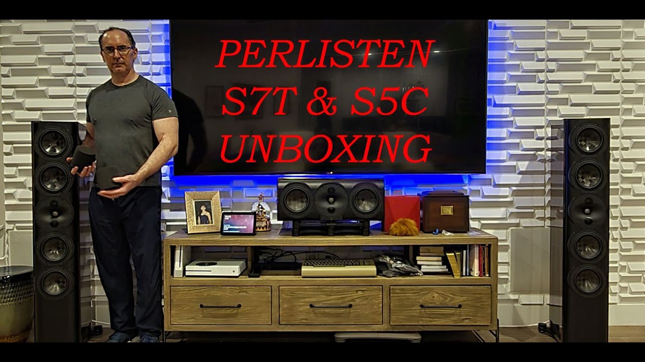 Perlisten S7t and S5c Speakers Unboxing #AHSmartHome