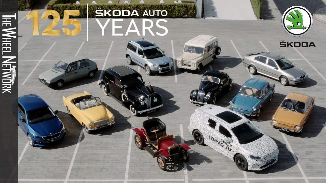 125 years of Skoda – 1895-2020 Vehicle Compilation