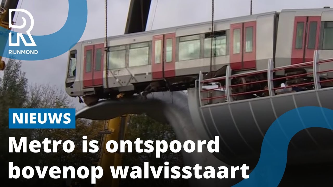 Zo ging de berging van het metrostel in Spijkenisse | Rijnmond