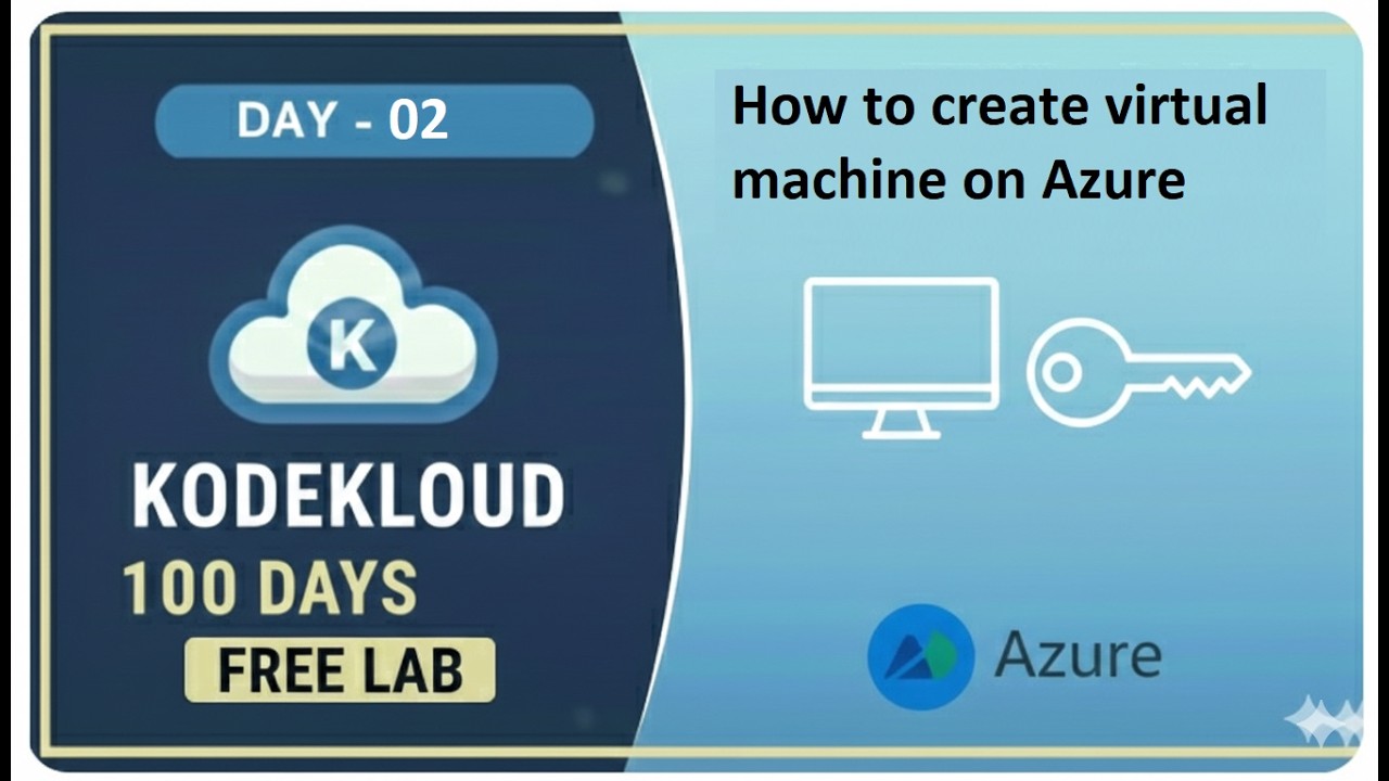 Day 02 – KodeKloud Free Lab | How to Create a Virtual Machine on Azure 🚀