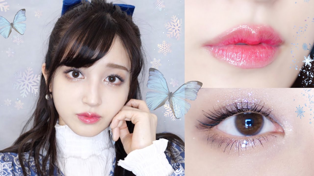 冬のキラキラ雪メイク❄Snow Makeup⛄