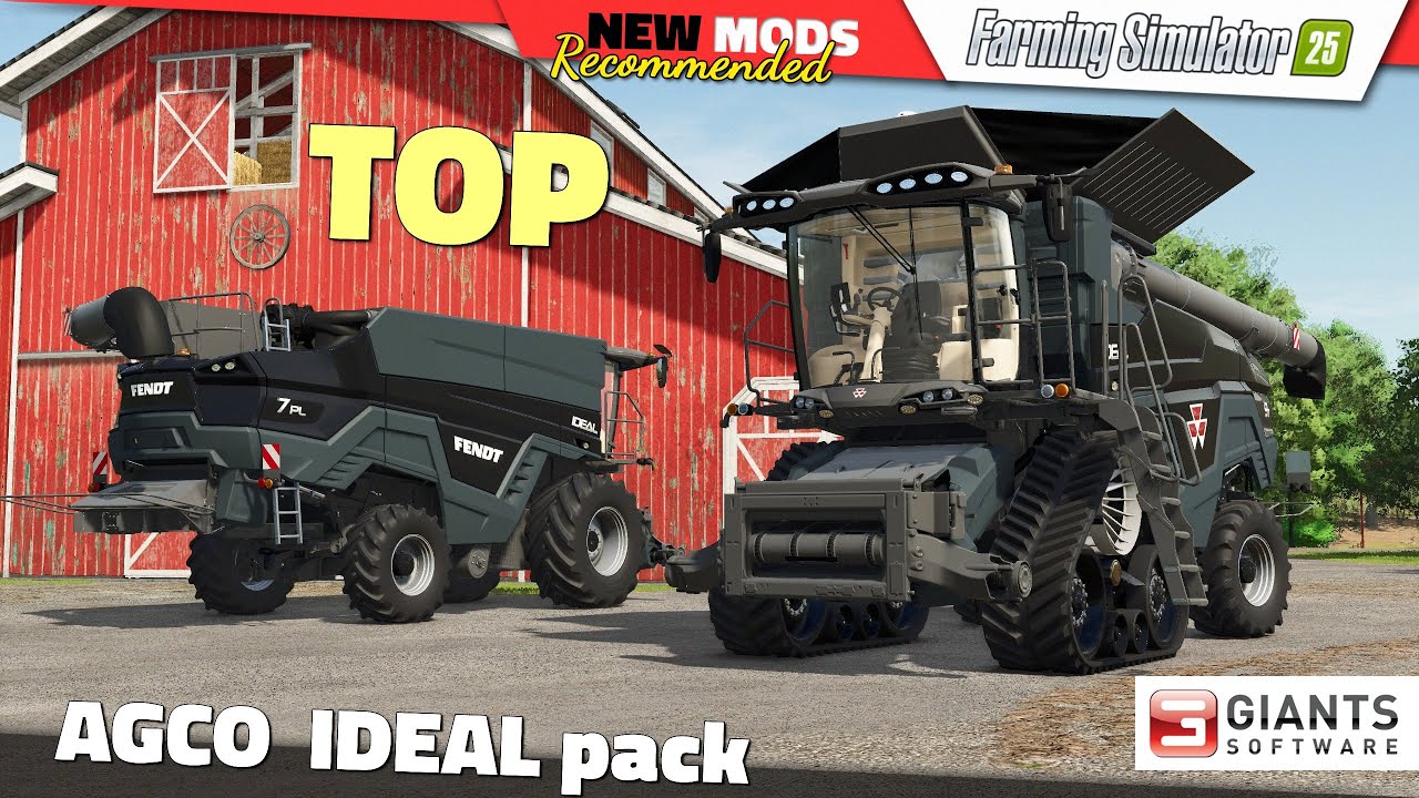 FS25 | AGCO IDEAL Pack (by GIANTS) - Farming Simulator 25 Mods Review 2K60