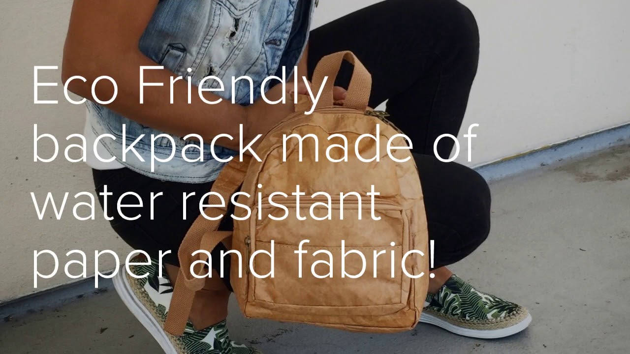 Eco Friendly Backpack - Vegan Leather