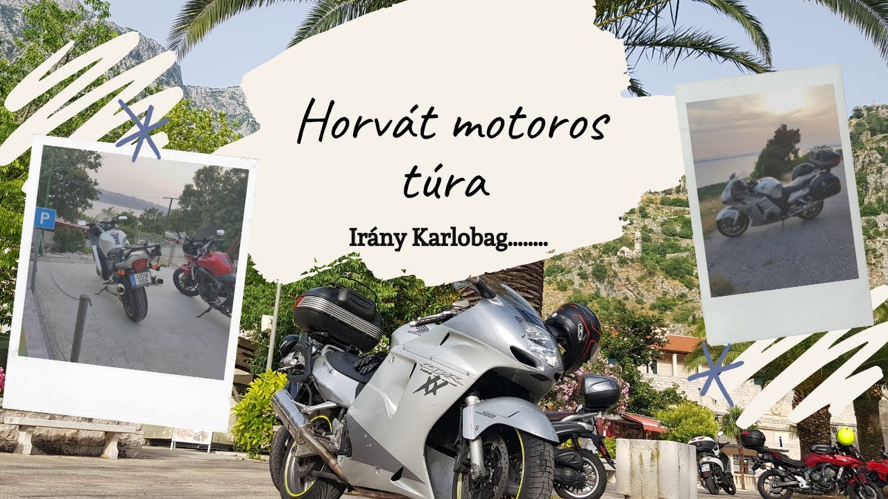 Horvát motoros túra (irány Karlobag)