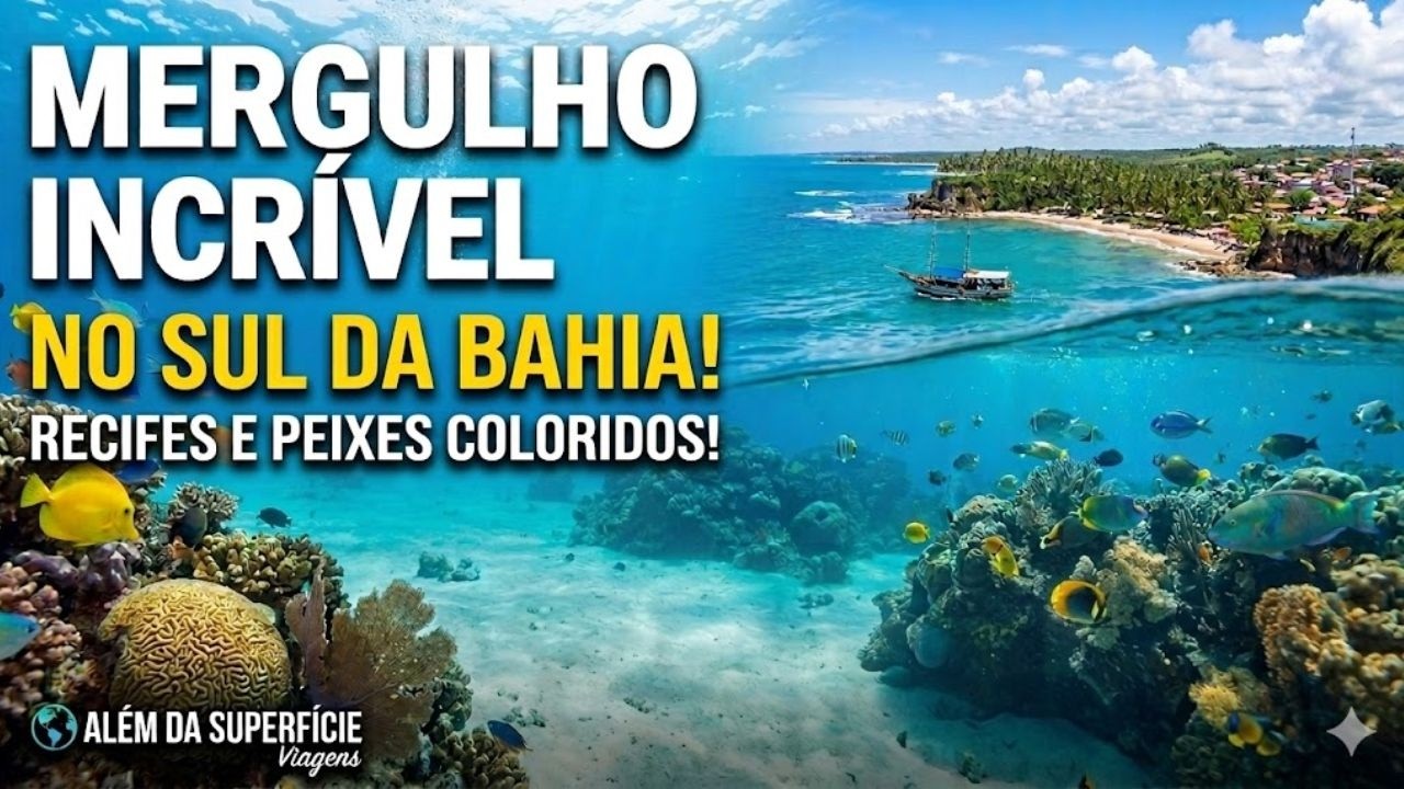 MERGULHO em Santa Cruz CABRÁLIA(Bahia) | O QUE ENCONTRAMOS no fundo do mar